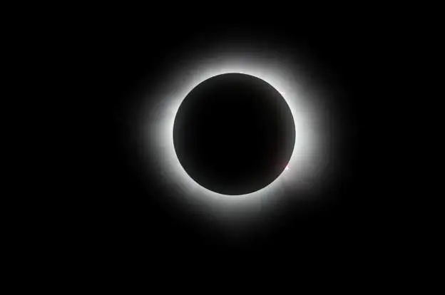 solar eclipse over Texas