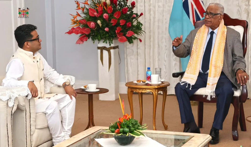 President meets Indian diplomat