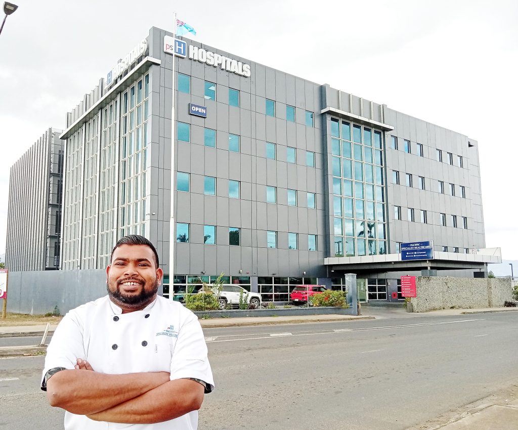 Smiling again...Roshil Ravnit Kumar is grateful to his employer, PSH Hospitals for giving him a new lease of life.