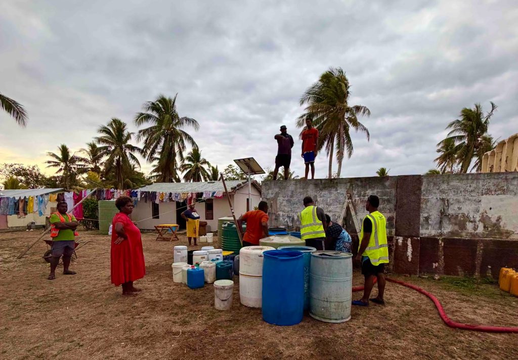 # Emergency Water Supply Reaches Drought-Hit Viwa Island